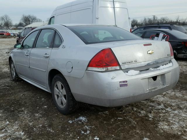 2G1WT57K891143858 - 2009 CHEVROLET IMPALA 1LT SILVER photo 3