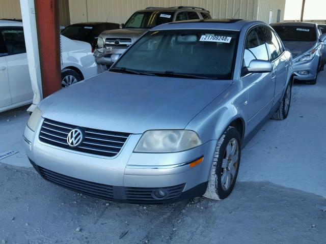 WVWRH63B91E123834 - 2001 VOLKSWAGEN PASSAT GLX SILVER photo 2