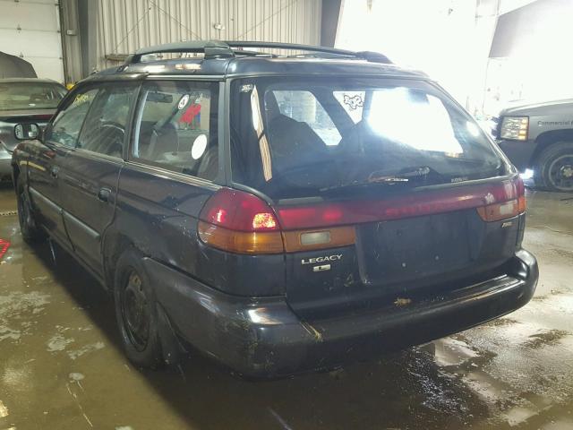 4S3BK4351V7324560 - 1997 SUBARU LEGACY L BLUE photo 3