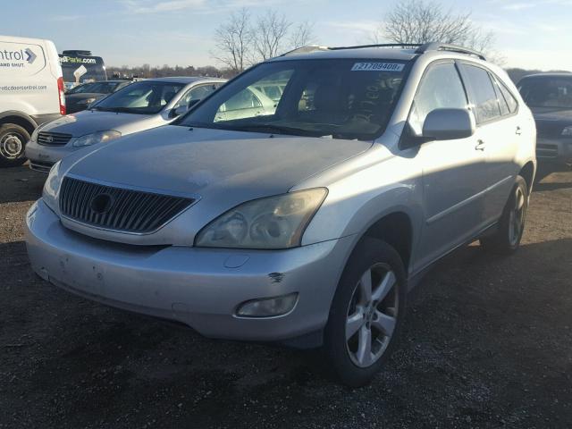 JTJHA31U040016222 - 2004 LEXUS RX 330 SILVER photo 2