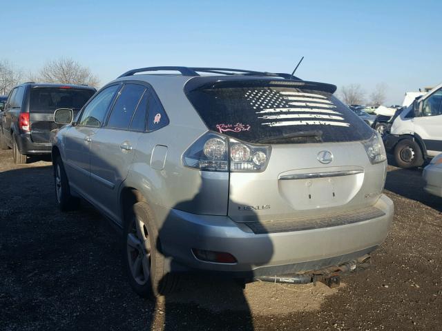 JTJHA31U040016222 - 2004 LEXUS RX 330 SILVER photo 3