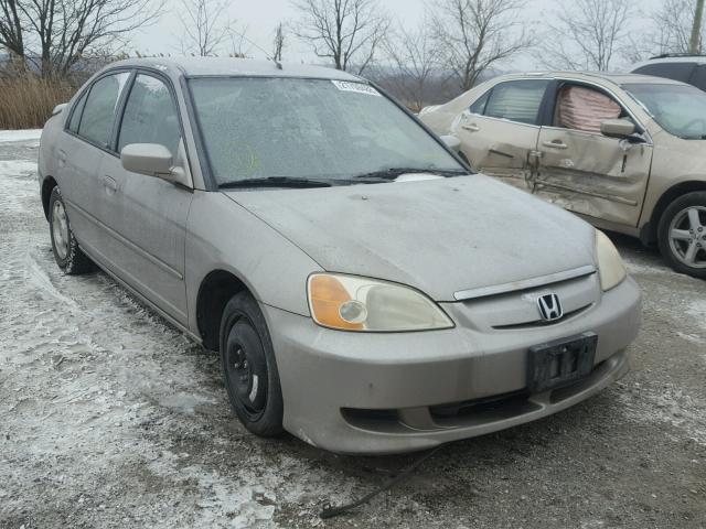 JHMES96643S016533 - 2003 HONDA CIVIC HYBR SILVER photo 1