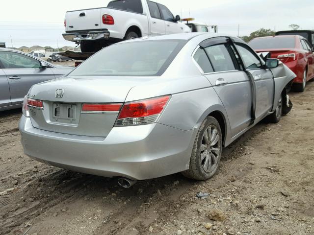 1HGCP2F83CA213834 - 2012 HONDA ACCORD EXL SILVER photo 4