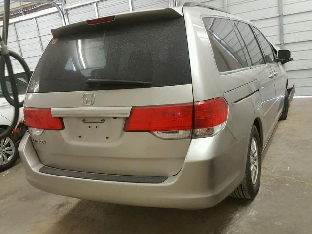 5FNRL38699B031755 - 2009 HONDA ODYSSEY EX SILVER photo 4