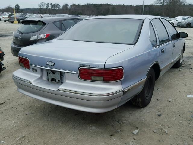 1G1BL52W0SR176634 - 1995 CHEVROLET CAPRICE CL BLUE photo 4