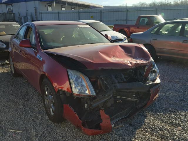 1G6DF577580212911 - 2008 CADILLAC CTS RED photo 1