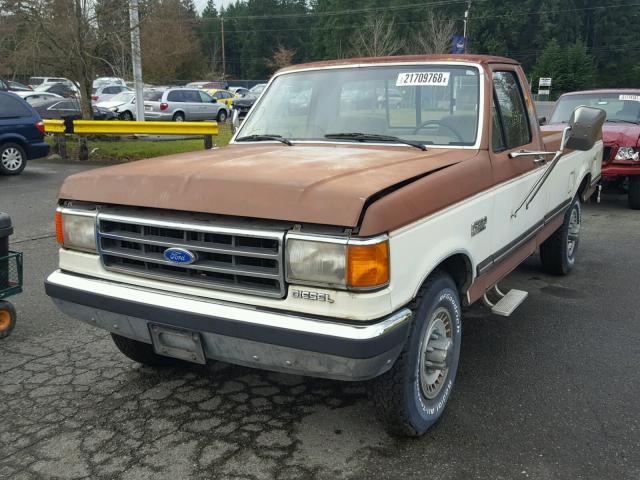 1FTHF25MXLPA22690 - 1990 FORD F250 TWO TONE photo 2