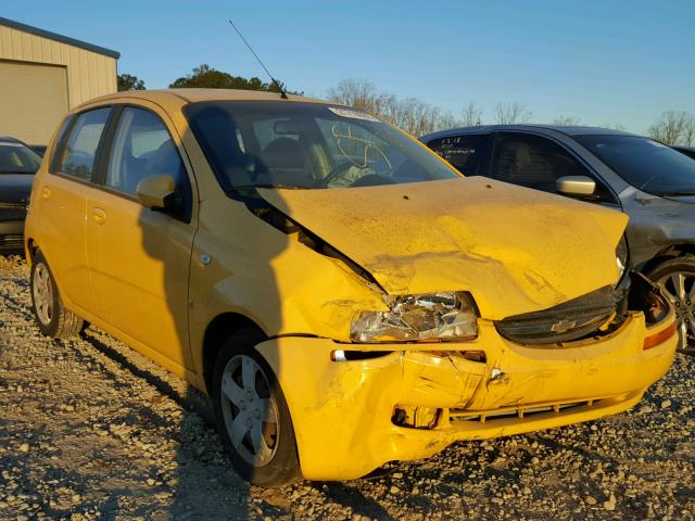 KL1TD666X8B112070 - 2008 CHEVROLET AVEO BASE YELLOW photo 1