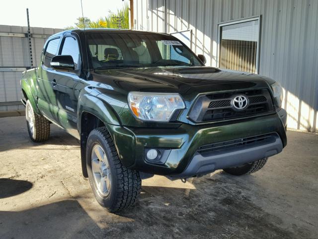 3TMLU4EN8DM120855 - 2013 TOYOTA TACOMA DOU GREEN photo 1