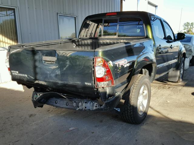 3TMLU4EN8DM120855 - 2013 TOYOTA TACOMA DOU GREEN photo 4