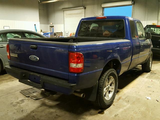 1FTYR15E86PA84832 - 2006 FORD RANGER SUP BLUE photo 4