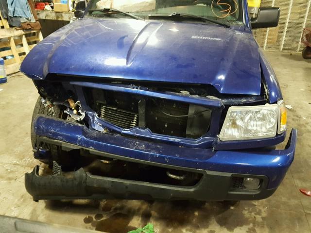 1FTYR15E86PA84832 - 2006 FORD RANGER SUP BLUE photo 9