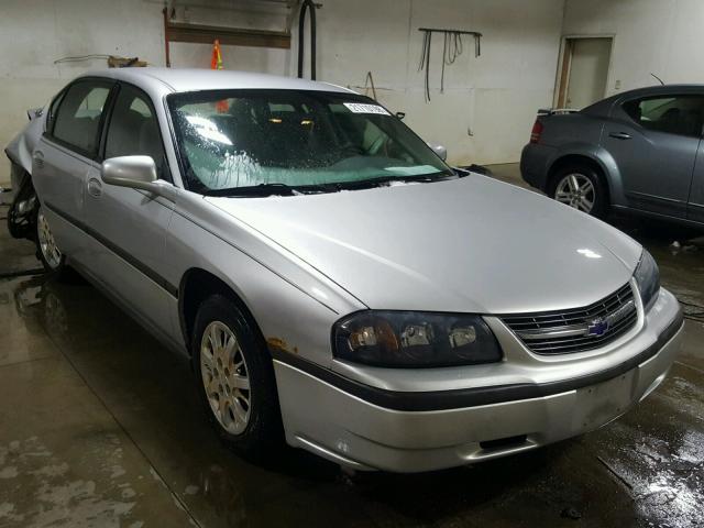 2G1WF52E349135914 - 2004 CHEVROLET IMPALA SILVER photo 1