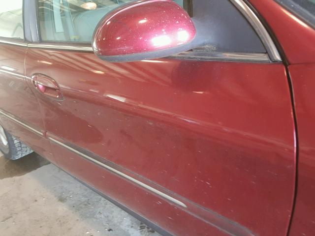 1MEFM53UX1A634260 - 2001 MERCURY SABLE LS RED photo 9