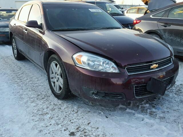 2G1WU58R879239562 - 2007 CHEVROLET IMPALA LTZ MAROON photo 1