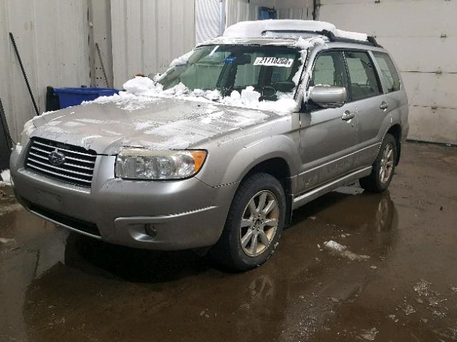 JF1SG65686H752999 - 2006 SUBARU FORESTER 2 GRAY photo 2