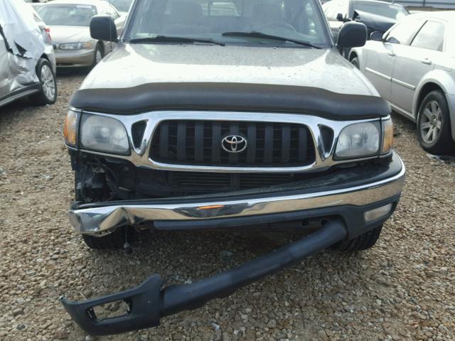 5TEWN72NX2Z058536 - 2002 TOYOTA TACOMA XTR BLACK photo 9