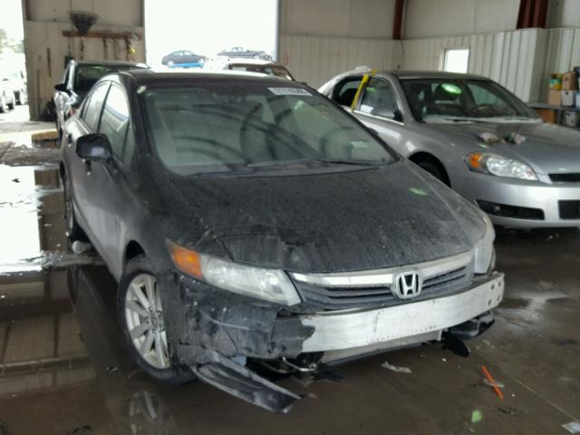 2HGFB2F88CH568446 - 2012 HONDA CIVIC EX BLACK photo 1