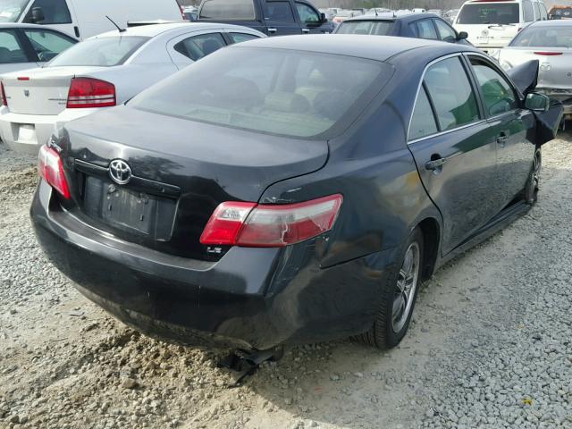 4T1BE46K28U228009 - 2008 TOYOTA CAMRY CE BLACK photo 4