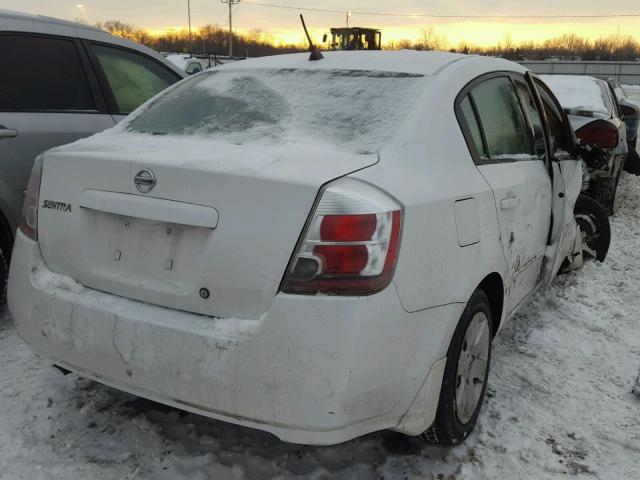 3N1AB61E58L628553 - 2008 NISSAN SENTRA 2.0 WHITE photo 4