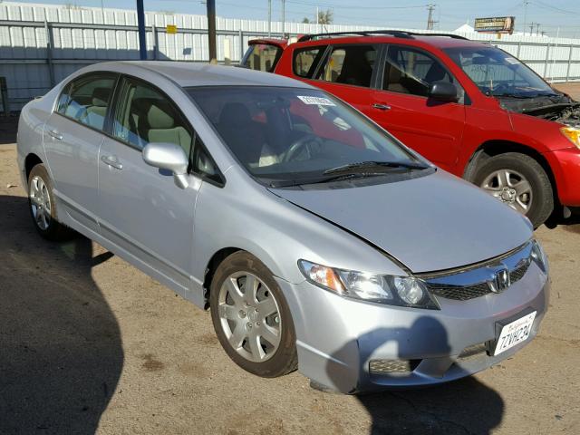 2HGFA1F52AH539993 - 2010 HONDA CIVIC LX SILVER photo 1