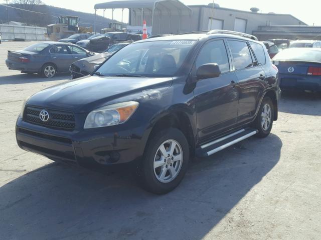 JTMZD33VX76027279 - 2007 TOYOTA RAV4 BLACK photo 2