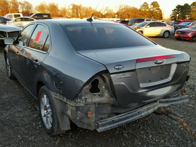 3FAHP0HA8AR291155 - 2010 FORD FUSION SE GRAY photo 3