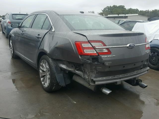 1FAHP2F85DG121178 - 2013 FORD TAURUS LIM GRAY photo 3