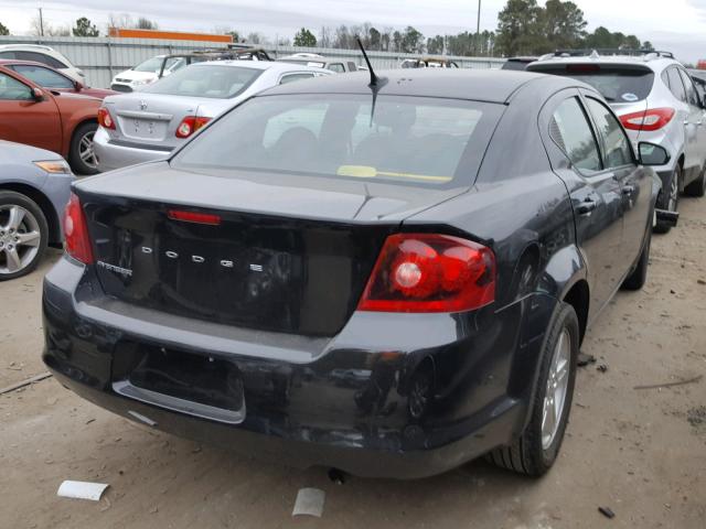 1B3BD1FBXBN599704 - 2011 DODGE AVENGER MA BLACK photo 4