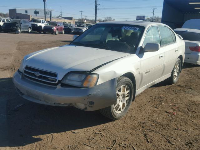 4S3BE896027215890 - 2002 SUBARU LEGACY OUT WHITE photo 2