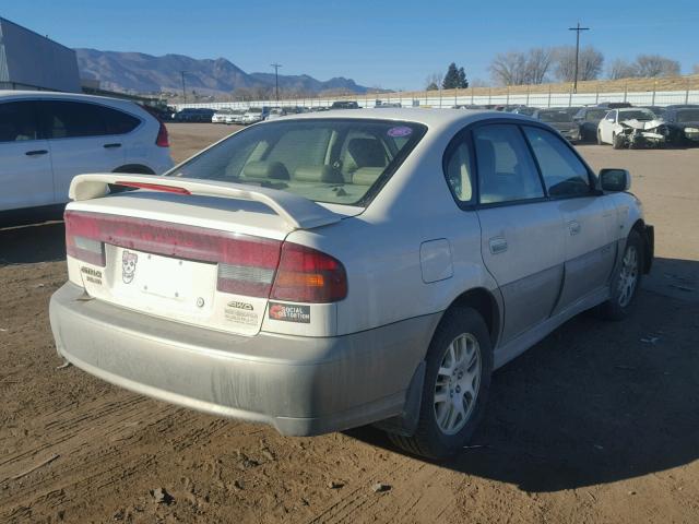 4S3BE896027215890 - 2002 SUBARU LEGACY OUT WHITE photo 4