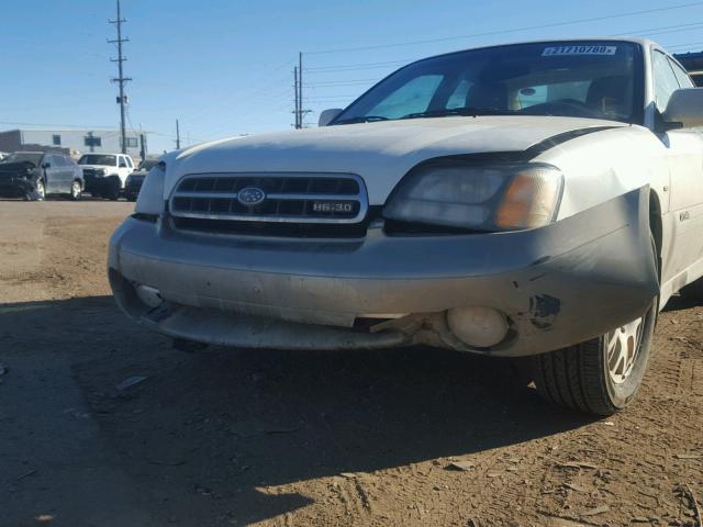 4S3BE896027215890 - 2002 SUBARU LEGACY OUT WHITE photo 9