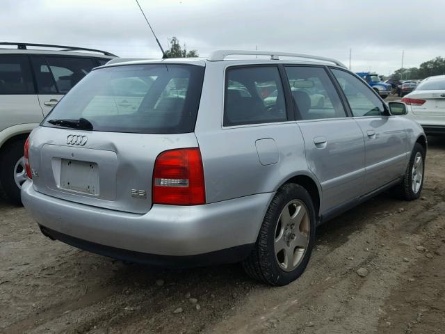 WAUKH68D8YA116464 - 2000 AUDI A4 2.8 AVA SILVER photo 4