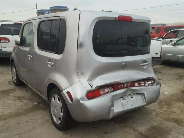 JN8AZ2KRXAT150929 - 2010 NISSAN CUBE BASE SILVER photo 3