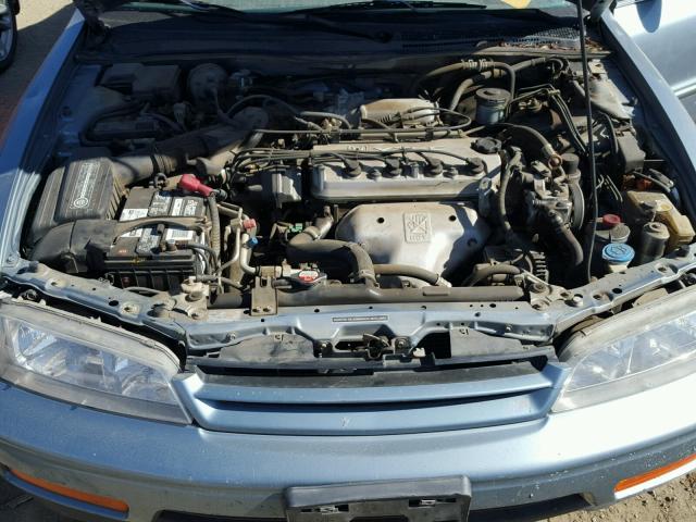 1HGCD5655SA044513 - 1995 HONDA ACCORD EX BLUE photo 7