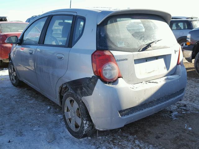 KL2TD66E39B691262 - 2009 PONTIAC G3 SILVER photo 3