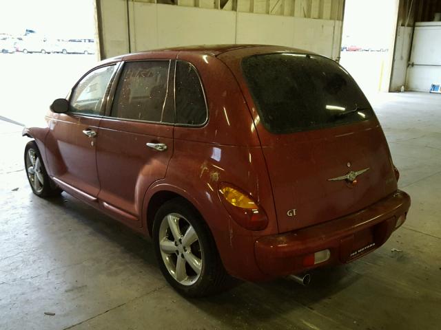 3C8FY78G43T615458 - 2003 CHRYSLER PT CRUISER RED photo 3