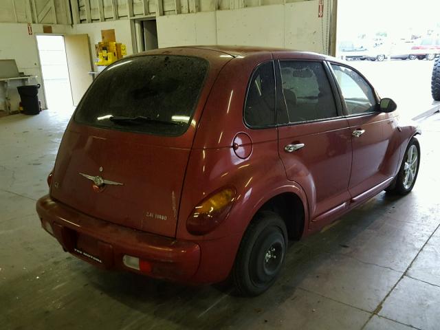 3C8FY78G43T615458 - 2003 CHRYSLER PT CRUISER RED photo 4