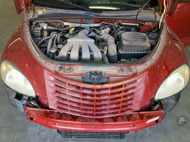 3C8FY78G43T615458 - 2003 CHRYSLER PT CRUISER RED photo 7