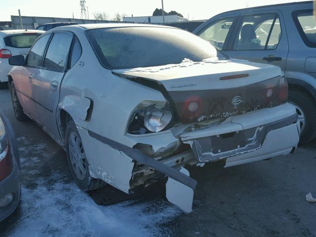 2G1WF52E239390097 - 2003 CHEVROLET IMPALA BEIGE photo 3