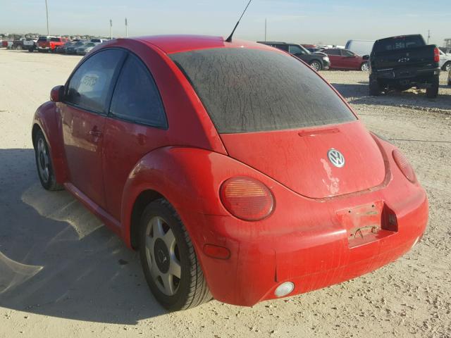 3VWCB21C12M460146 - 2002 VOLKSWAGEN NEW BEETLE RED photo 3