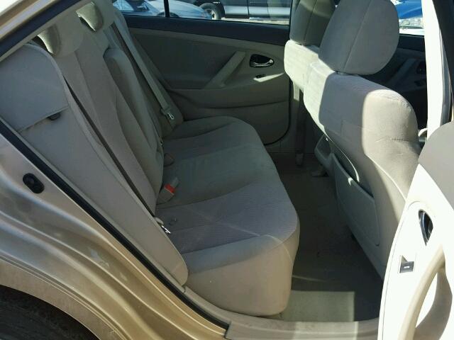 4T4BF3EK0BR114208 - 2011 TOYOTA CAMRY BASE ოქროსფერი ფოტო 6