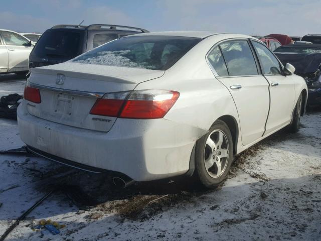 1HGCR2F53EA176156 - 2014 HONDA ACCORD SPO WHITE photo 4