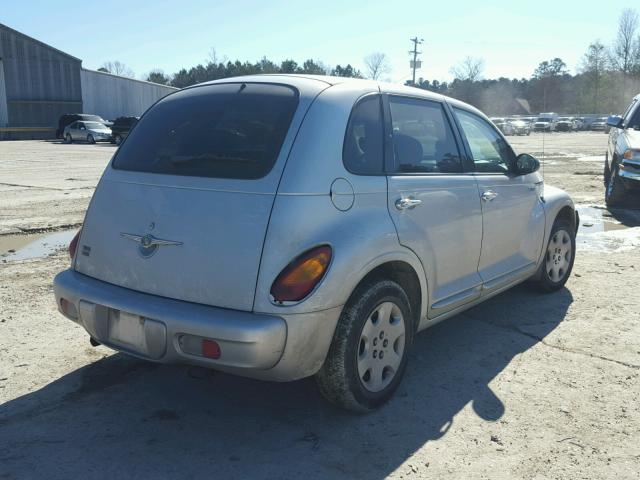 3C4FY58B65T597557 - 2005 CHRYSLER PT CRUISER SILVER photo 4