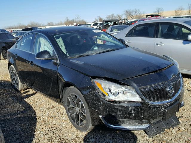 2G4GL5EX6H9194801 - 2017 BUICK REGAL SPOR BLACK photo 1