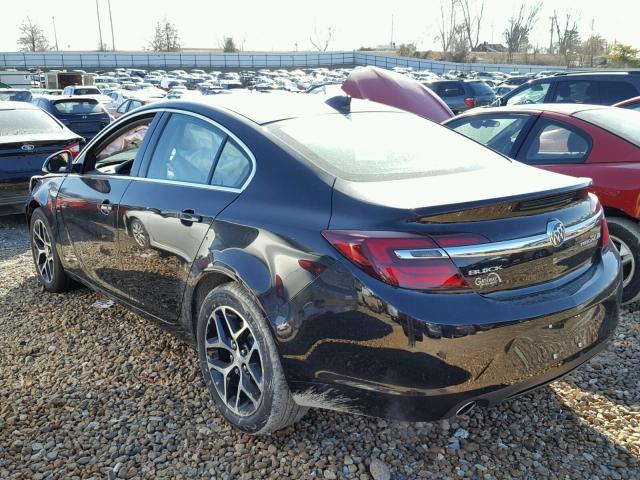 2G4GL5EX6H9194801 - 2017 BUICK REGAL SPOR BLACK photo 3