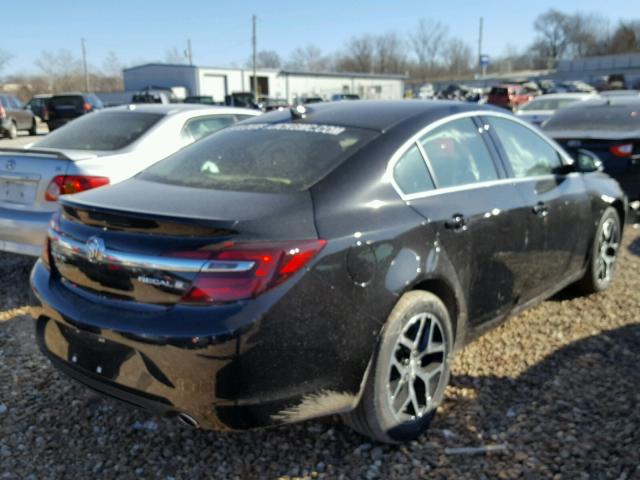 2G4GL5EX6H9194801 - 2017 BUICK REGAL SPOR BLACK photo 4