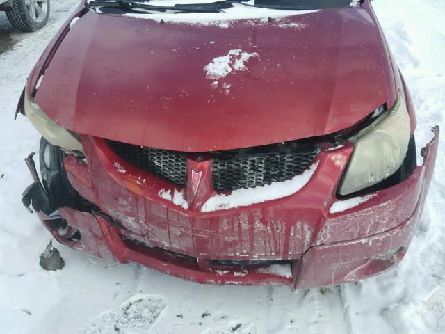 5Y2SL62883Z470217 - 2003 PONTIAC VIBE RED photo 7