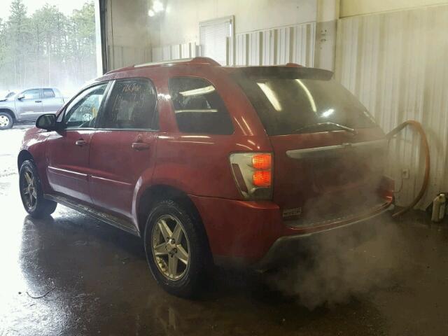 2CNDL73F766136610 - 2006 CHEVROLET EQUINOX LT RED photo 3