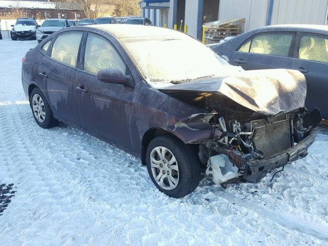 KMHDU46D49U756228 - 2009 HYUNDAI ELANTRA GL PURPLE photo 1